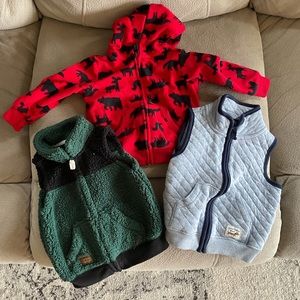 Carter’s baby boy jackets & vests